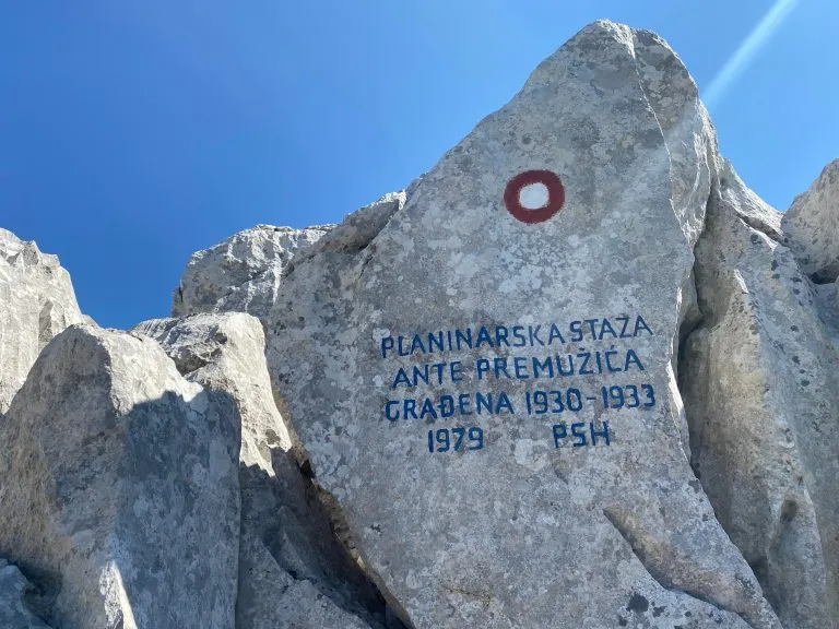 Paysage du parc national du Velebit en Croatie