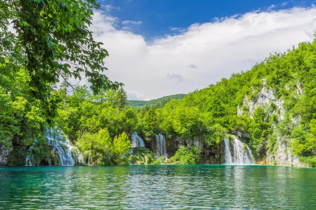 Kleiner Wasserfall, Nationalpark Plitvicer Seen, Kroatien